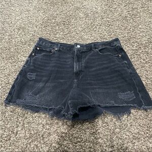 American Eagle distressed cut off denim shorts size 18